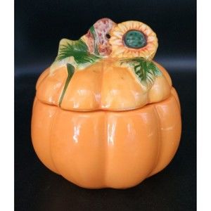 Royal Norfolk Lidded Candy Dish Cookie Jar 7" X  7" Greenbrier International